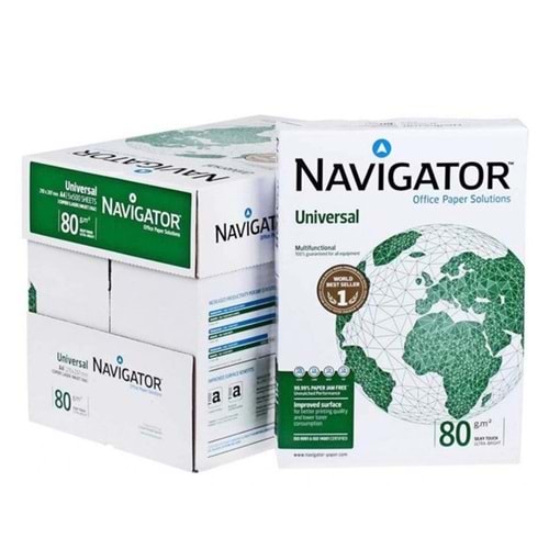Navigator Fotokopi Kağıdı A4 80 Gram 1 Koli 5 Paket 2500 Yaprak